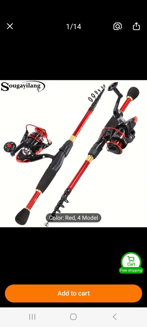 Fishing rod and reel