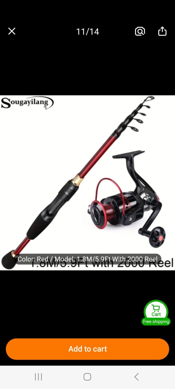 Fishing rod and reel - Image 4